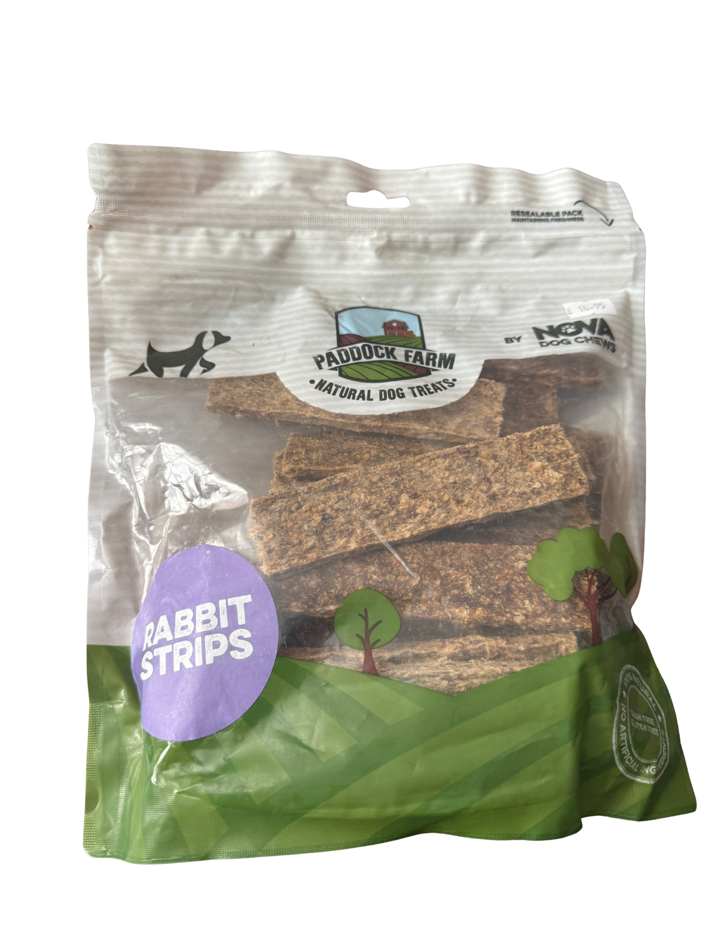 100% Natural Rabbit Strips 500g