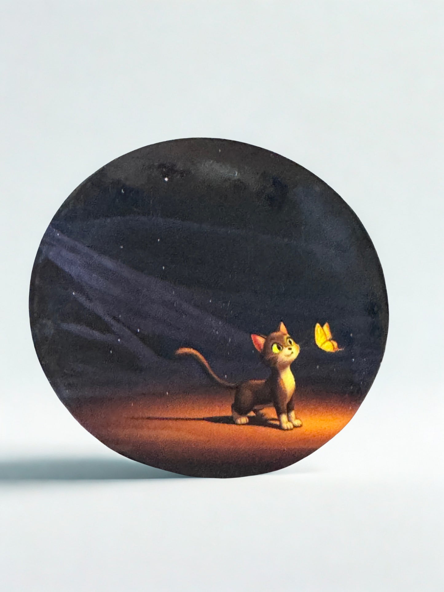 Butterfly Cat Fridge Magnet