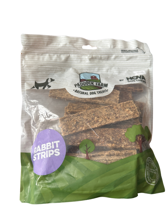 100% Natural Rabbit Strips 500g